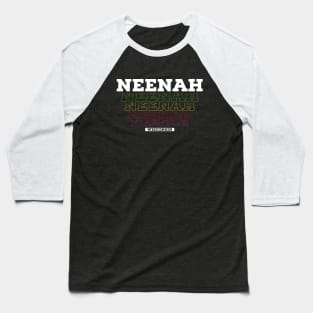 I Love Neenah City USA Vintage Baseball T-Shirt
